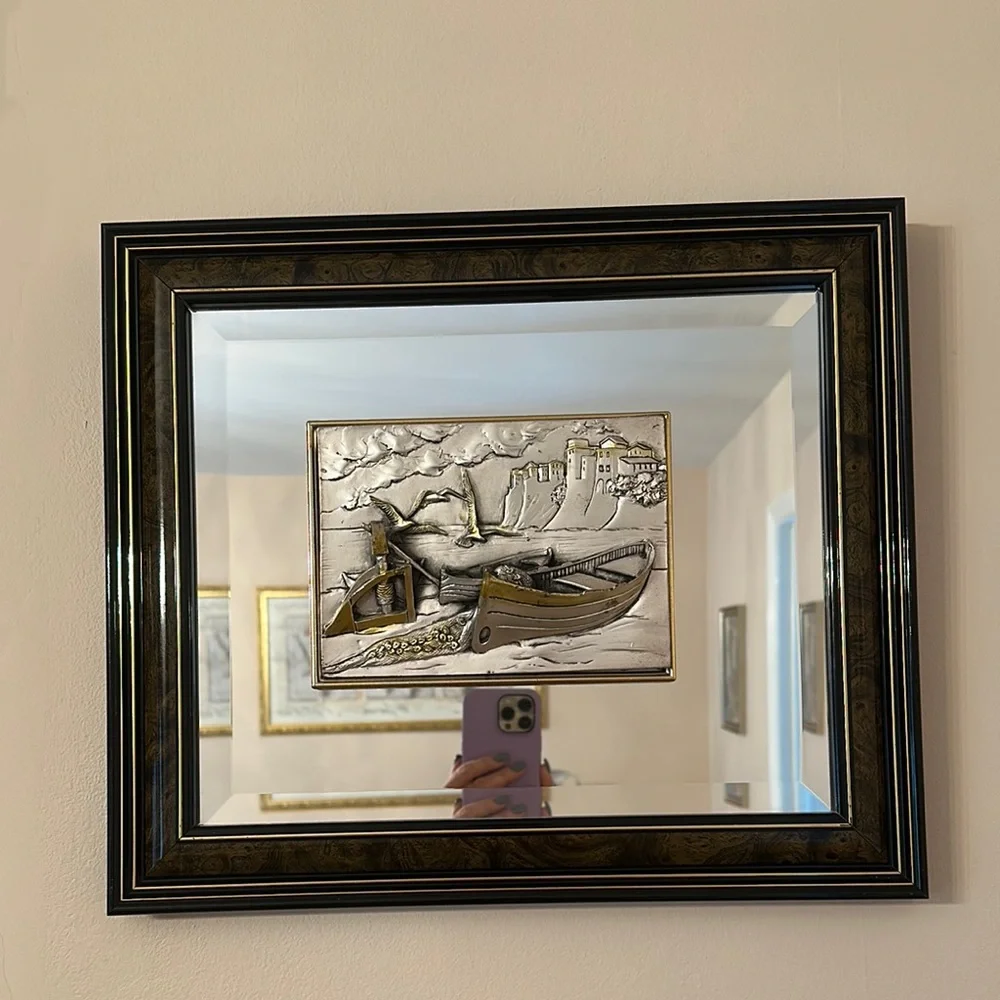 Elegant Black and Silver Framed Wall Art